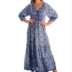 Walker & Wade Carrie Dress - Navy (Maxi)